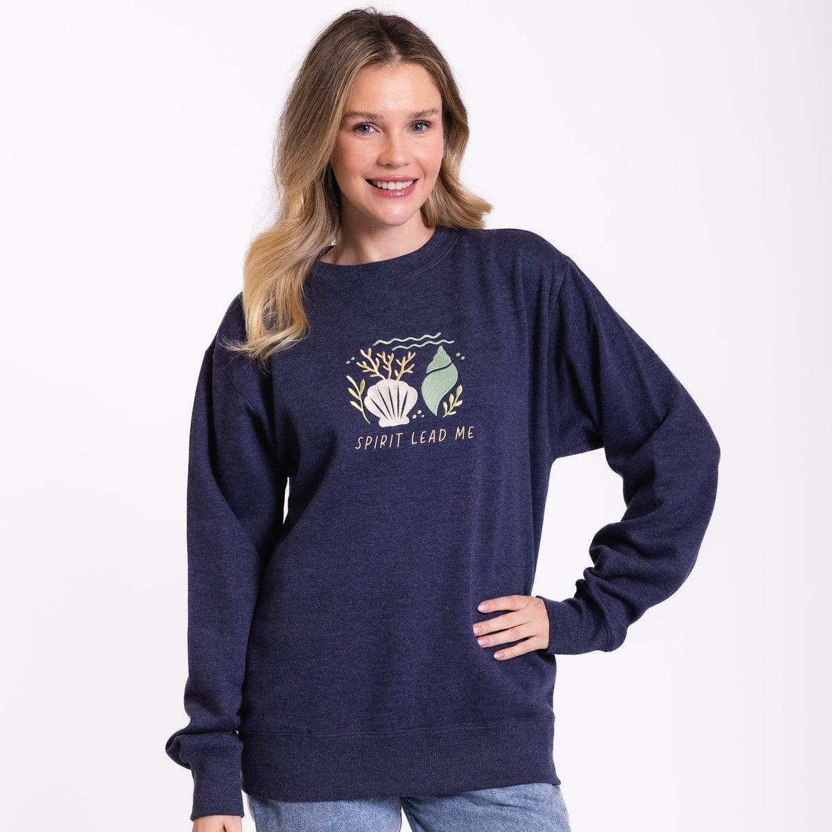 Spirit Lead Me Embroidered Crewneck Sweatshirt product image 2