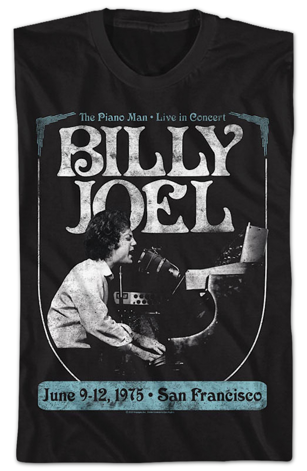 1975 Concert Billy Joel T-Shirt product image 2