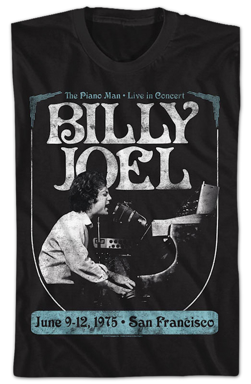 1975 Concert Billy Joel T-Shirt product image 2