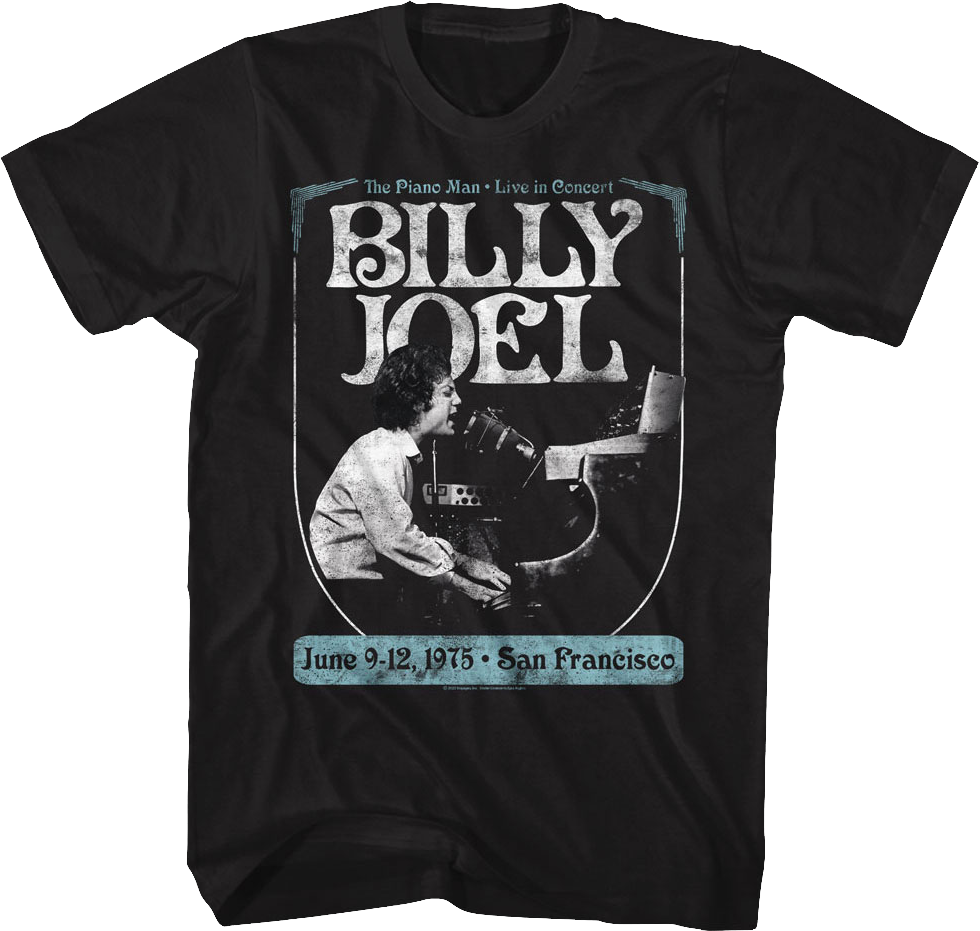 1975 Concert Billy Joel T-Shirt product image 1