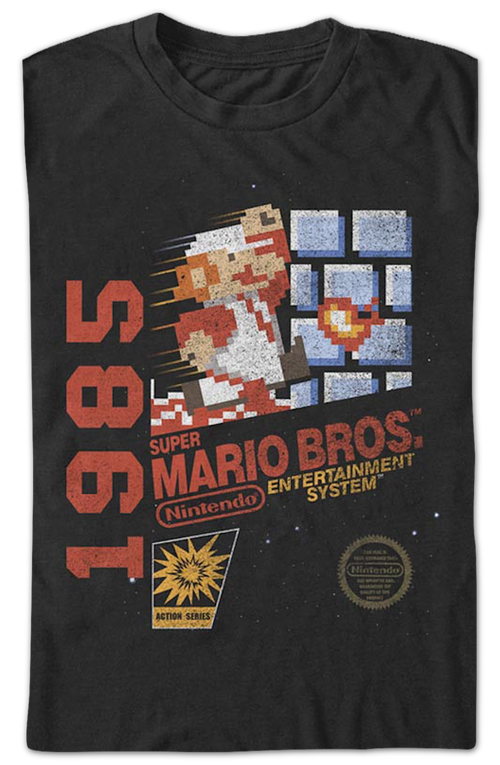 1985 Cartridge Art Super Mario Bros. T-Shirt product image 2