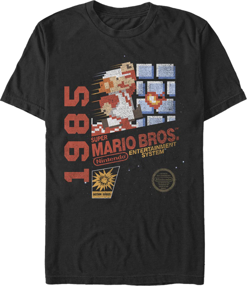 1985 Cartridge Art Super Mario Bros. T-Shirt product image 1