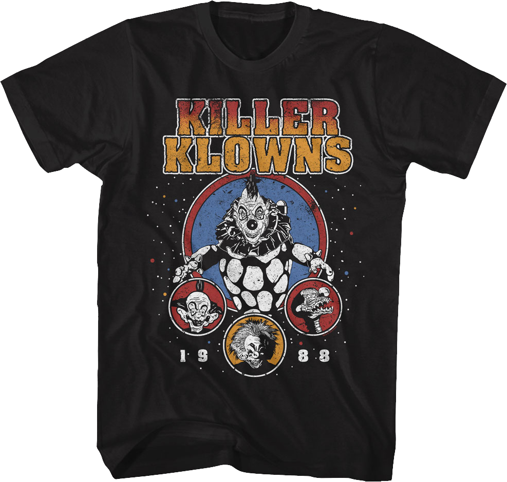 1988 Collage Killer Klowns From Outer Space T-Shirt product image 1