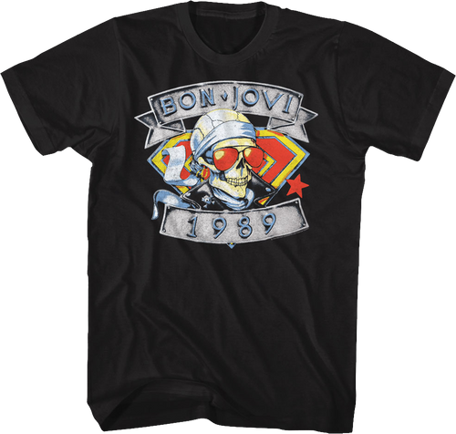 1989 Skull Bon Jovi T-Shirt product image 1