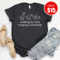 Walking By Faith Tee - Black Leopard - 15 product image 1