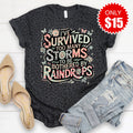 Too Many Storms Tee - Black Leopard - 15 product image 1