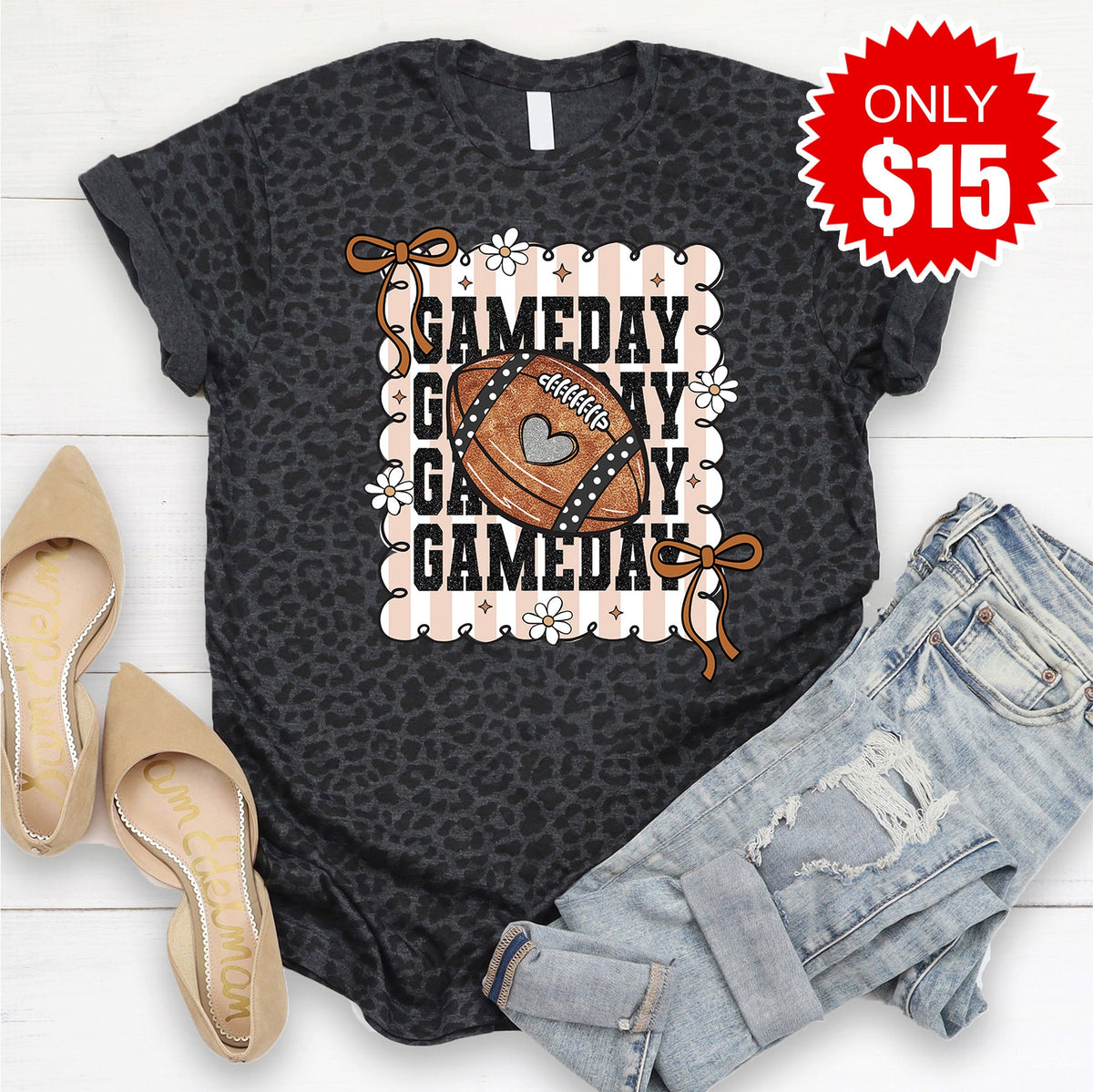 Game Day Tee - Black Leopard - 15 product image 1