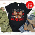 Game Day Bow Tee - Black - 15 product image 1