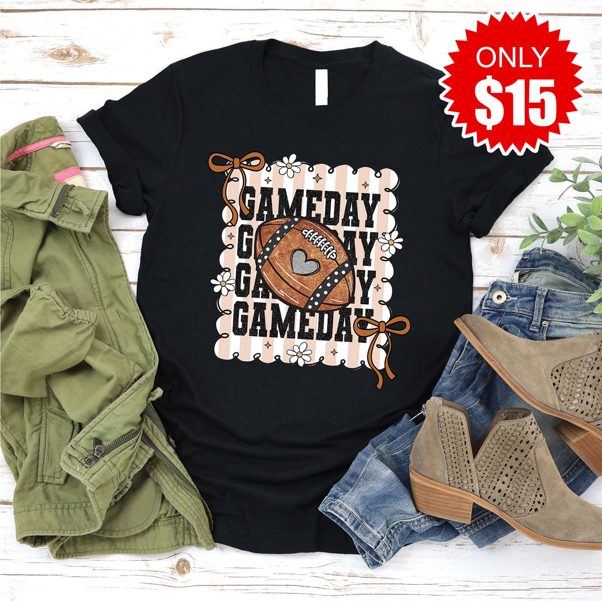 Game Day Tee - Black - 15 product image 1