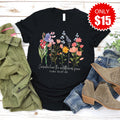 Wild Flowers Grow Tee - Black - 15 product image 1