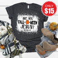 Are You Fall-O-Ween Jesus Tee - Black Leopard - 15 product image 1