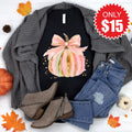 Pink Pumpkin Tee - Black - 15 product image 1