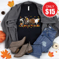 Cows Pumpkin Tee - Black - 15 product image 1