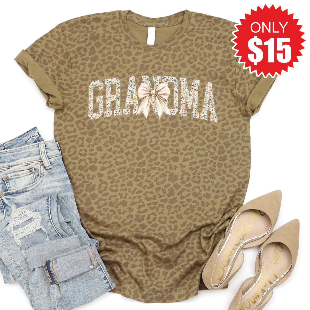 Grandma Tee - Brown Leopard - 15 product image 1