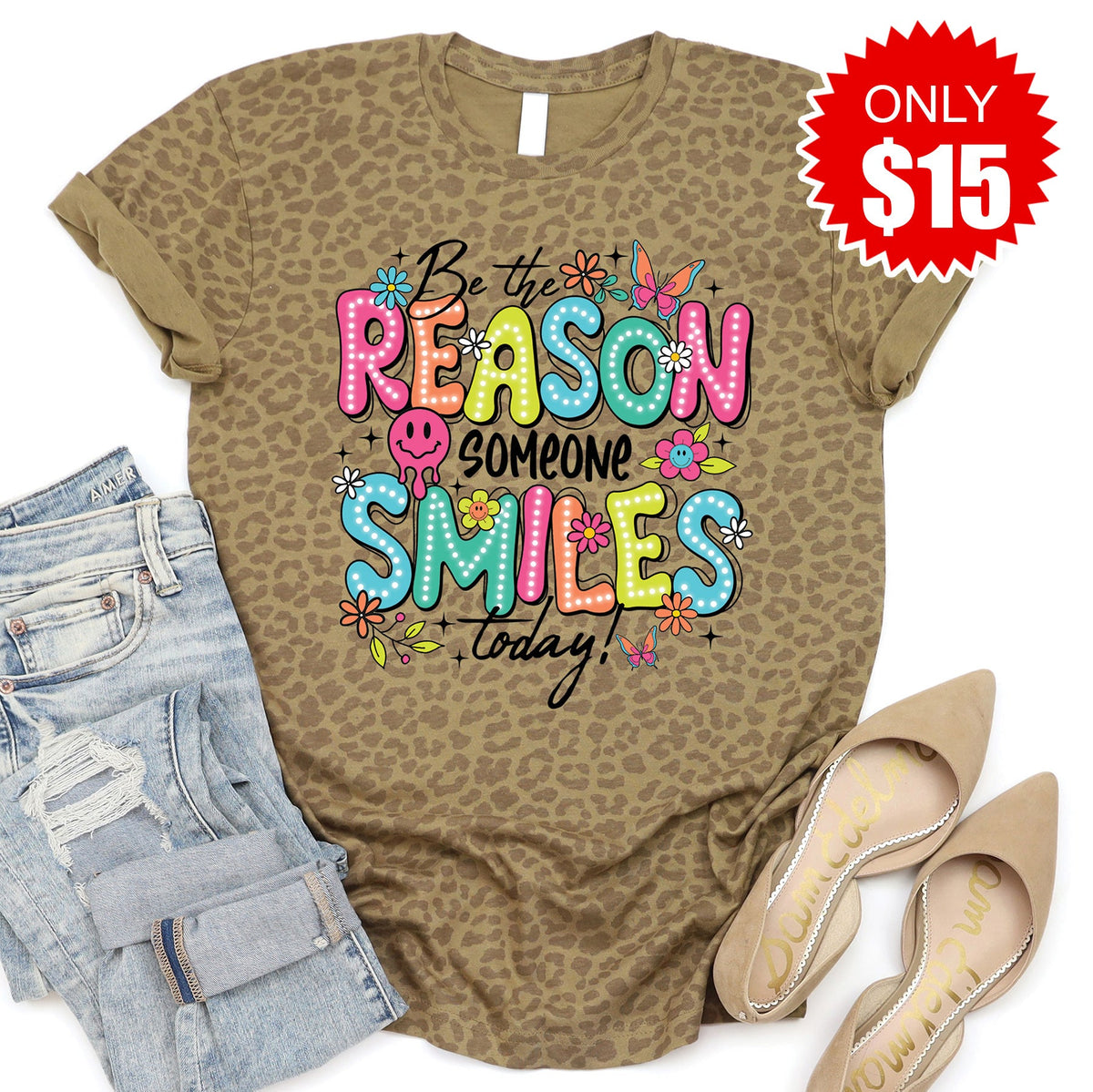 Be The Reason Tee - Brown Leopard - 15 product image 1