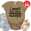 I Sought The Lord Tee - Brown Leopard - 15 product image 1