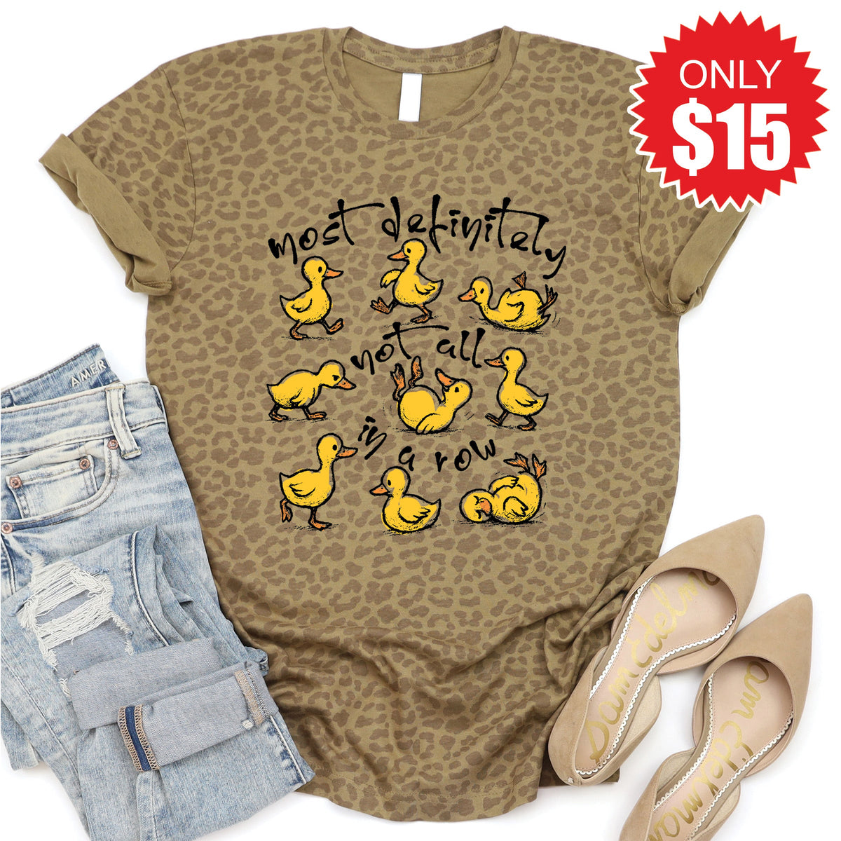 Not All Tee - Brown Leopard - 15 product image 1