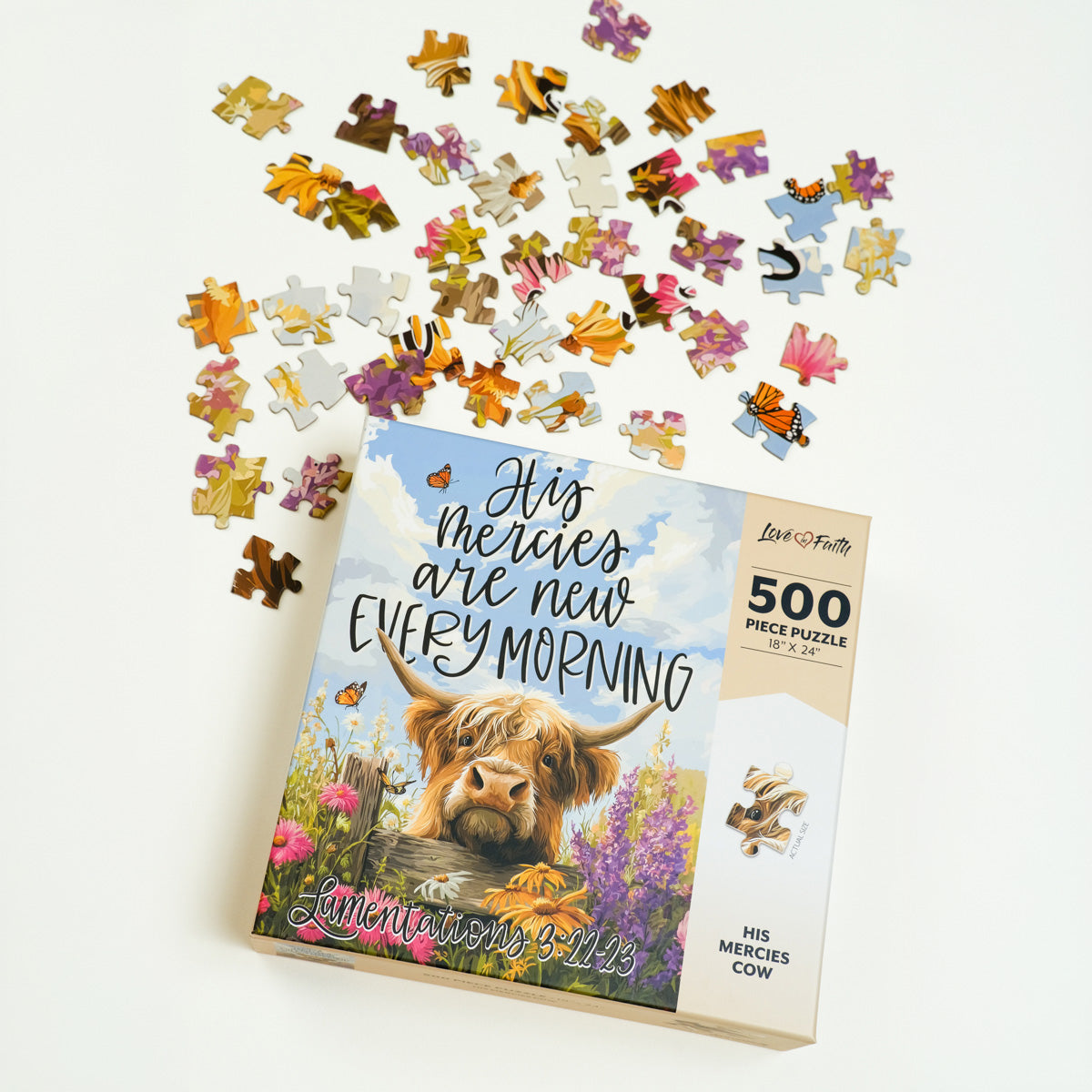 His Mercies Cow 500pc Puzzle