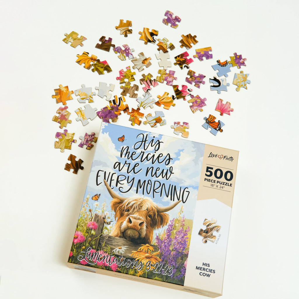 His Mercies Cow 500pc Puzzle