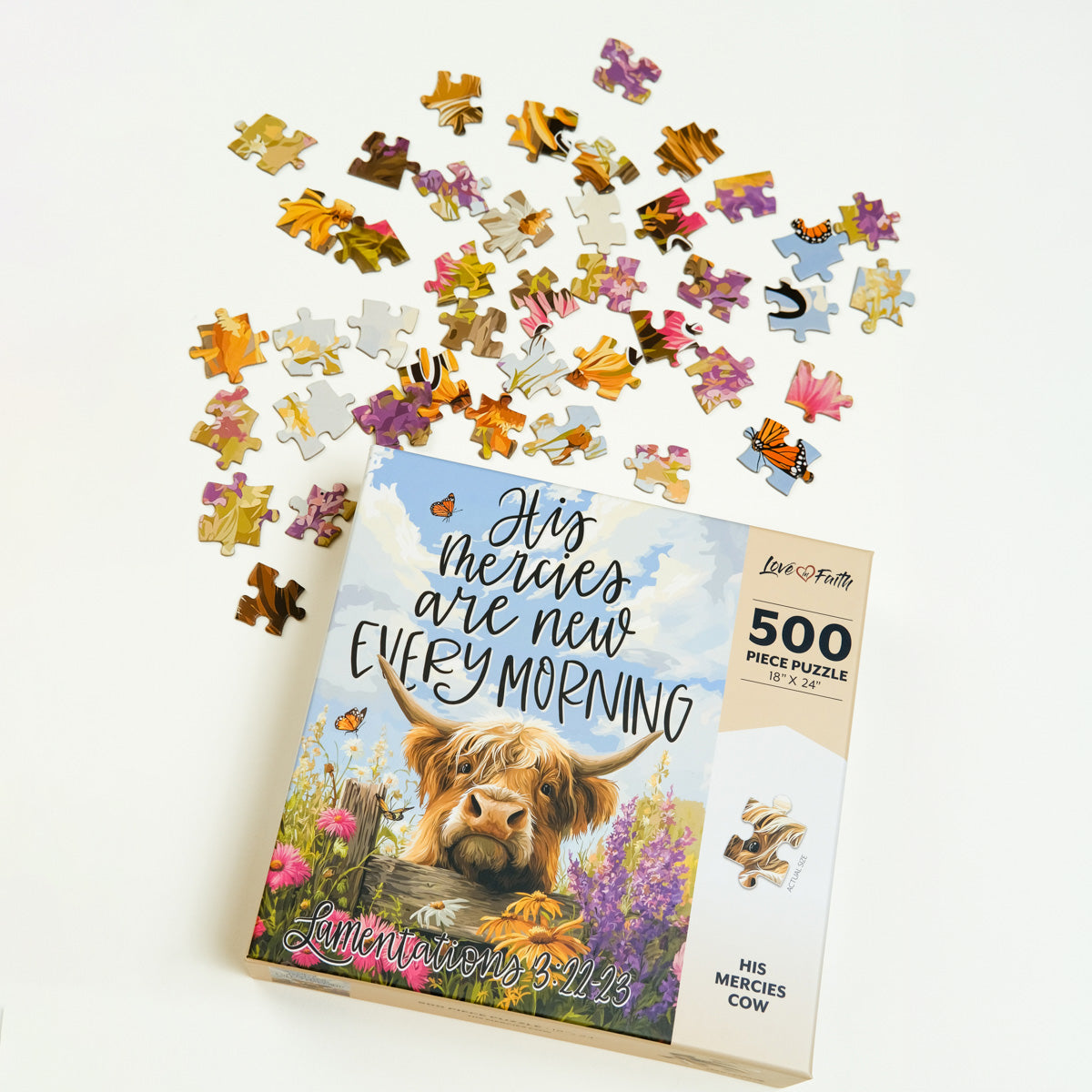 His Mercies Cow 500pc Puzzle