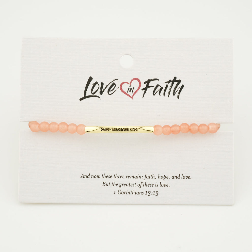 Daughter of the King Beaded Bracelet