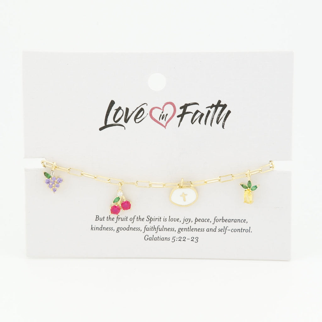 Fruit of the Spirit Charm Bracelet