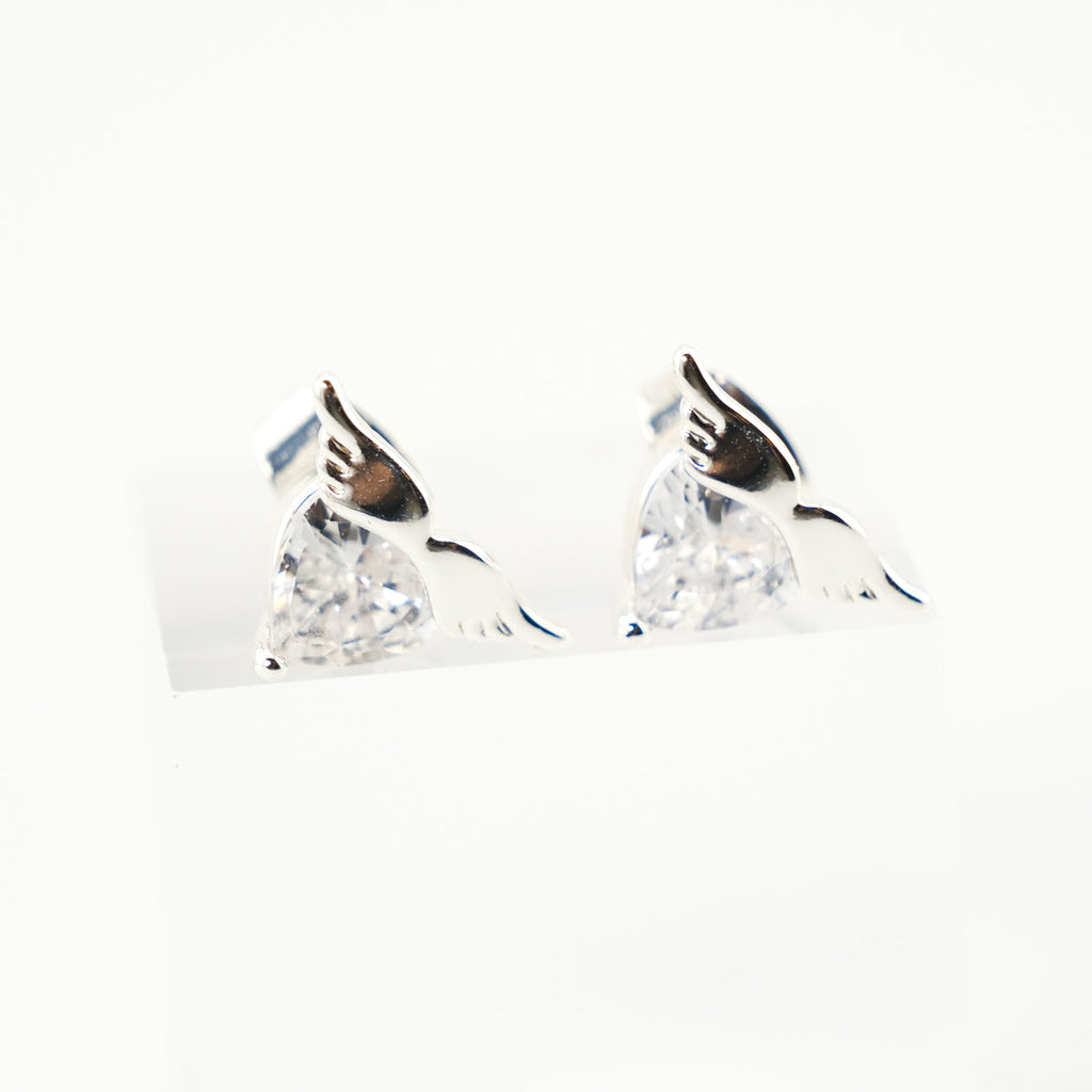 Wings Silver Earring Set