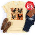 Chicken Patchwork Tee - Heather French Vanilla - 15 product image 1