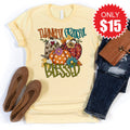 Thankful Grateful Blessed Fall Tee - Heather French Vanilla product image 1
