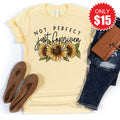 Not Perfect Just Forgiven Tee - Heather French Vanilla - 15 product image 1