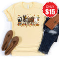 Cows Pumpkin Tee - Heather French Vanilla - 15 product image 1