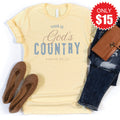 God's Country Tee - Heather French Vanilla - 15 product image 1