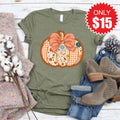 Pumpkin Tee - Heather Olive - 15 product image 1