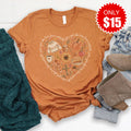 Jesus and Fall Tee - Heather Autumn - 15 product image 1