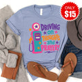 Driving On Thoughts Tee - Heather Blue - 15 product image 1