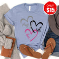 Faith Hope Love Tee - Heather Blue - 15 product image 1