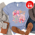 Seashells Tee - Heather Blue - 15 product image 1