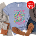 He Leads Me Tee - Heather Blue - 15 product image 1