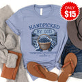 Hand Picked Tee - Heather Blue - 15 product image 1