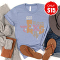 God Bless Texas Tee - Heather Blue - 15 product image 1