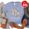 Be Still and Know Tee - Heather Blue - 15 product image 1