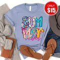 Summer Vibes Tee - Heather Blue - 15 product image 1