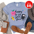 Happy To See You Tee - Heather Blue - 15 product image 1