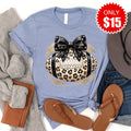 Football Leopard Tee - Heather Blue - 15 product image 1