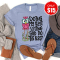 Doing My Best Tee - Heather Blue - 15 product image 1