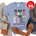 Back To School Tour Tee - Heather Blue - 15 product image 1