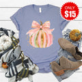 Pink Pumpkin Tee - Heather Blue - 15 product image 1