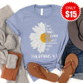 I Can Do All Things Daisy Tee - Heather Blue - 15 product image 1