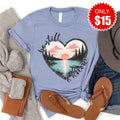 Be Still Lake Tee - Heather Blue - 15 product image 1