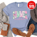Summer Vibes Tee - Heather Blue - 15 product image 1